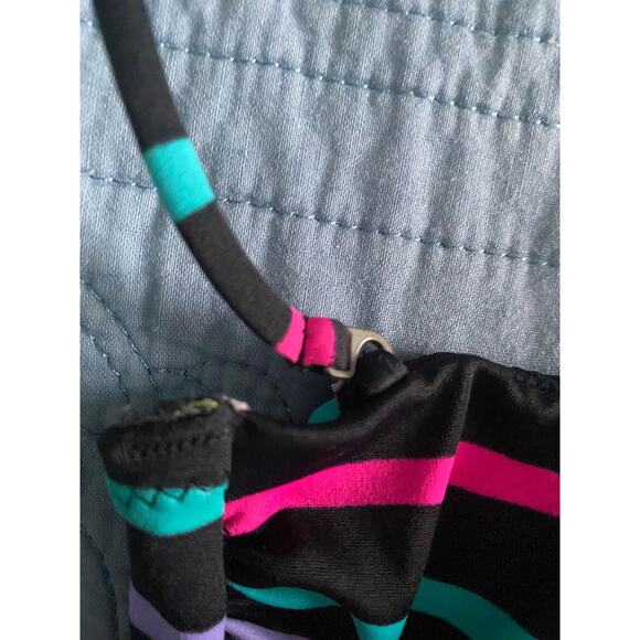 VS Bathing Suit Top Bandeau XS Striped Multicolor - Picture 3 of 4